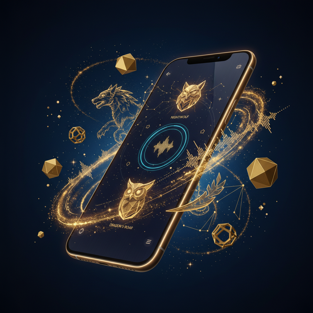 Dark Party App Interface